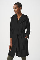 Knit Hooded Gilet - Black