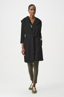 Knit Hooded Gilet - Black