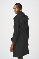 Knit Hooded Gilet - Black
