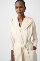 Knit Hooded Gilet - Birch