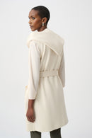Knit Hooded Gilet - Birch