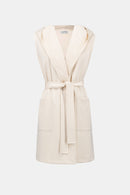 Knit Hooded Gilet - Birch