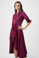 Fit and Flare Wrap Dress - Berry Burst