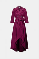 Fit and Flare Wrap Dress - Berry Burst