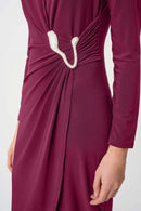 Sheath Wrap Dress - Berry Burst