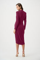 Sheath Wrap Dress - Berry Burst