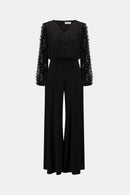 Novelty Wide Leg Jumpsuit - Black