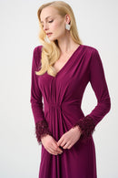Signature Fitted Dress - Berry Burst