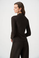 Sparkle Knit Fitted Top - Bronze