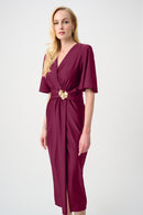 Signature Wrap Dress - Berry Burst