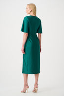 Signature Wrap Dress - Opulent Green