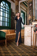 Signature Sparkle Dress - Navy
