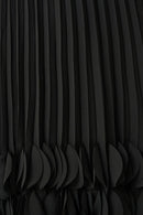 Georgette A-Line Dress - Black