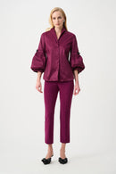 Signature Fitted Blouse - Berry Burst