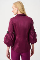 Signature Fitted Blouse - Berry Burst