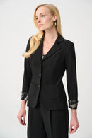Signature Fitted Blazer - Black