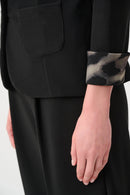Signature Fitted Blazer - Black