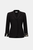 Signature Fitted Blazer - Black