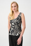 Animal Print Camisole - Grey Multi