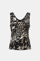 Animal Print Camisole - Grey Multi