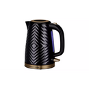 Groove 1.7 Litre Kettle Black