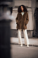 High Rise Wide Leg Jeans - Birch