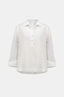Shirt Collar Boxy Top - Vanilla