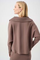 Shawl Neck Jumper - Mink