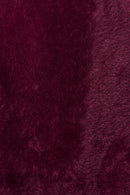 Feather Yarn MockNeck Coat - Elderberry