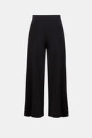 Wide Leg Pull-On Trouser - Black