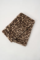 Leopard Print Scarf - Beige/multi