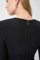 Sparkle Knit Sheath Dress - Black