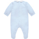 Lionel Teddy Bear Babygrow & Hat - Pale Blue