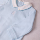 Lionel Teddy Bear Babygrow & Hat - Pale Blue