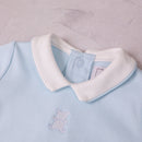 Lionel Teddy Bear Babygrow & Hat - Pale Blue