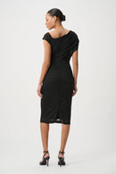 Lace Off-Shoulder Dress - Black
