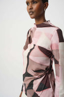 Geometric Print Sweater - Black/multi