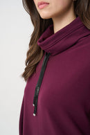 Drawstring Dress - Elderberry