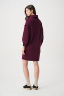 Drawstring Dress - Elderberry