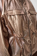 Metallic Cocoon Jacket - Palladium