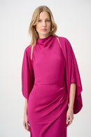 Dolman Sleeve Cover-Up - Deep Magenta