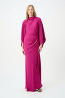 Dolman Sleeve Cover-Up - Deep Magenta