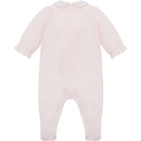 Loretta Floral Babygrow & Hat - Pale Pink