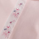 Loretta Floral Babygrow & Hat - Pale Pink