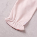 Lisa Babygrow & Detachable Bib - Pale Pink