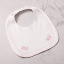 Lisa Babygrow & Detachable Bib - Pale Pink