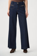 Featherweave Denim Jeans - Dark Denim Blue