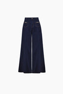 Featherweave Denim Jeans - Dark Denim Blue