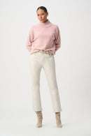 Straight Metallic Jeans - Champagne