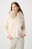 Detachable Fur Jacket - Birch